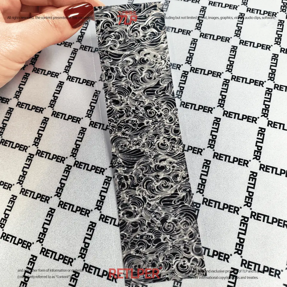 chinese cloud wave reflective sticker gallery view 2