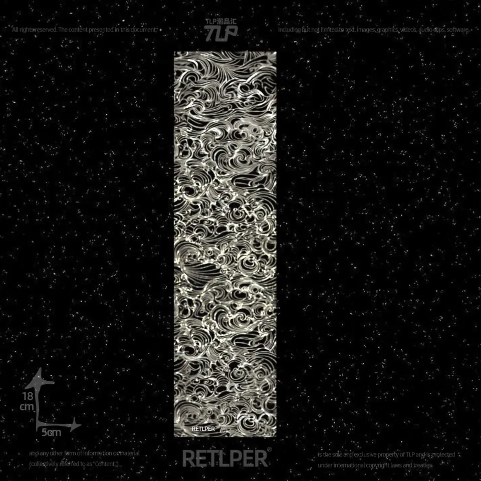 chinese cloud wave reflective sticker gallery view 4