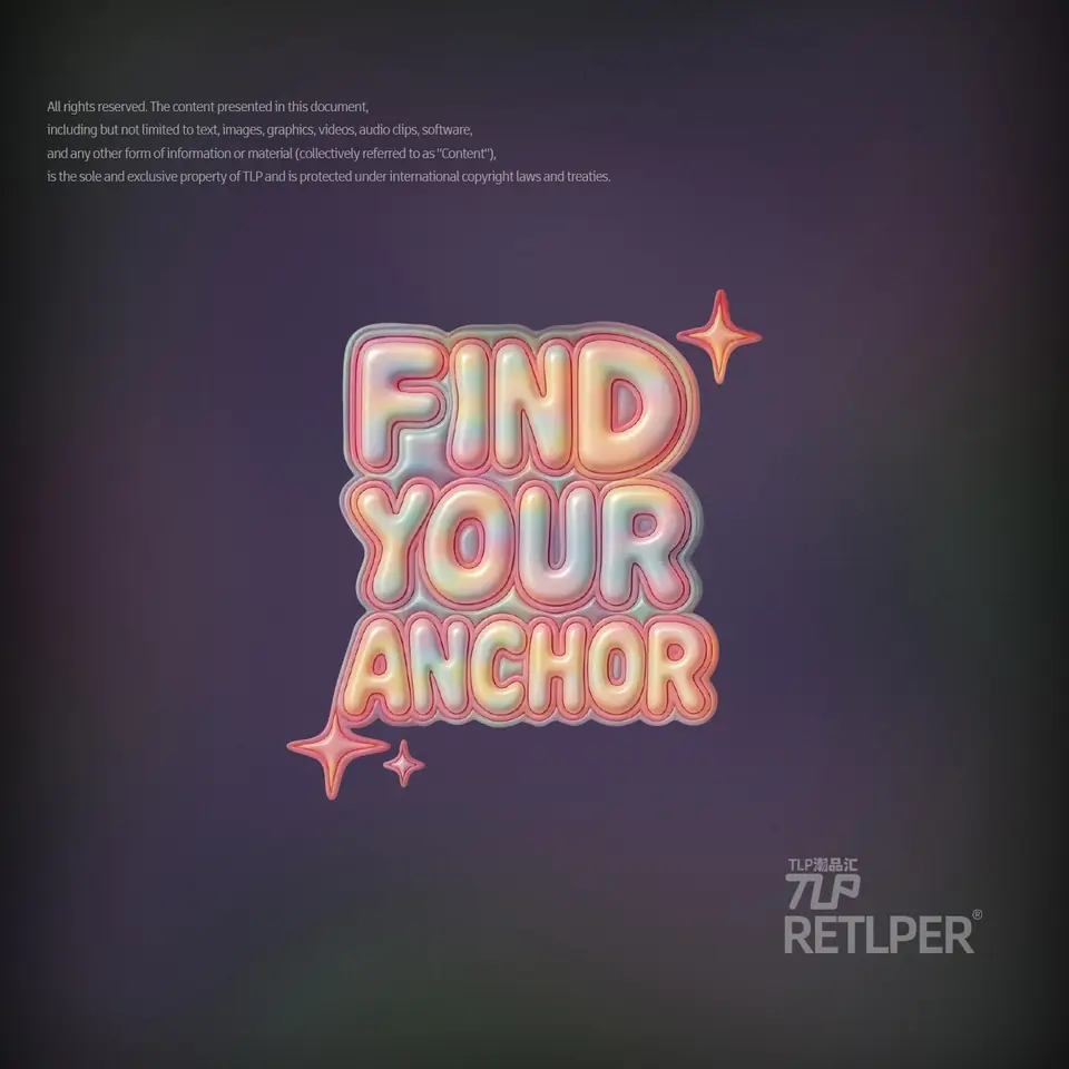 colorful lettering hollow-out sticker gallery view 1
