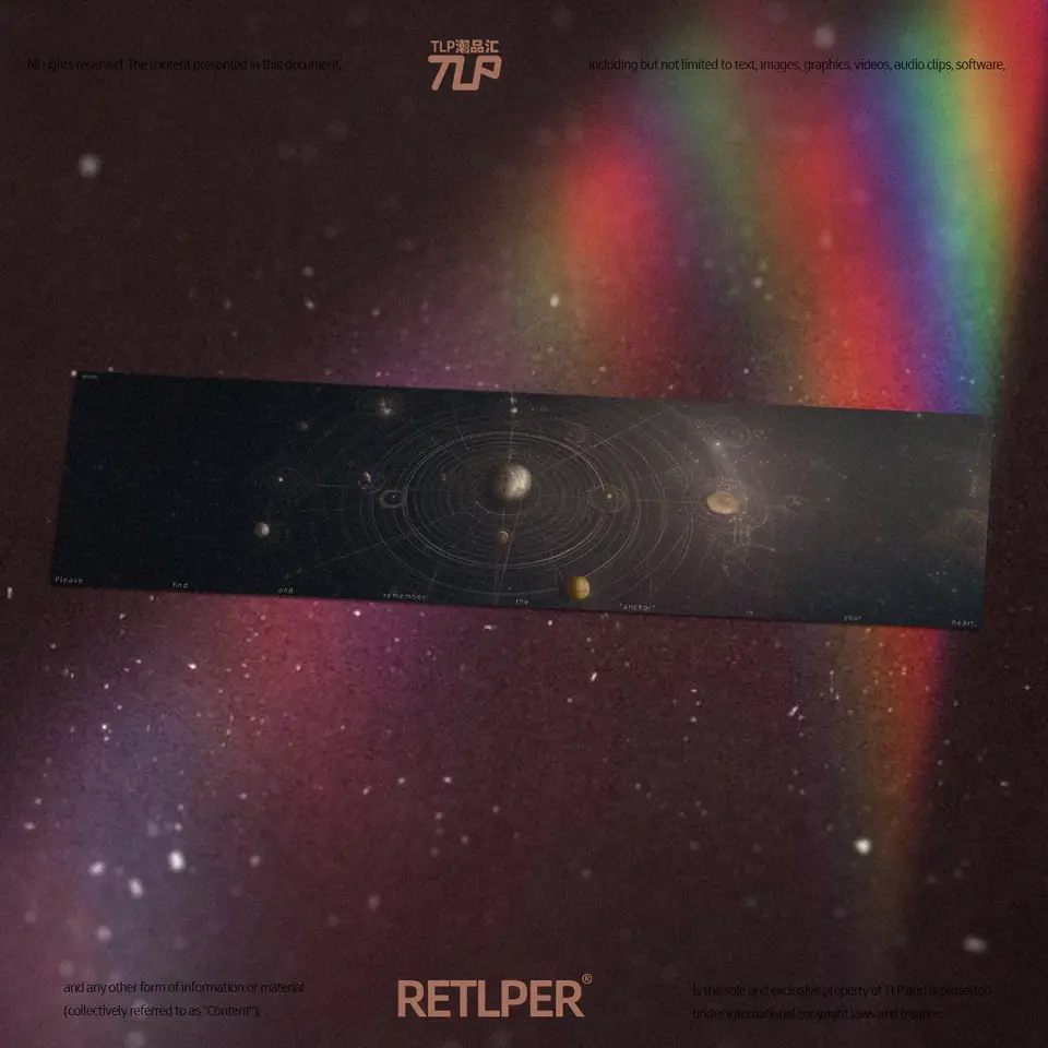 cosmic traveler reflective sticker gallery view 1