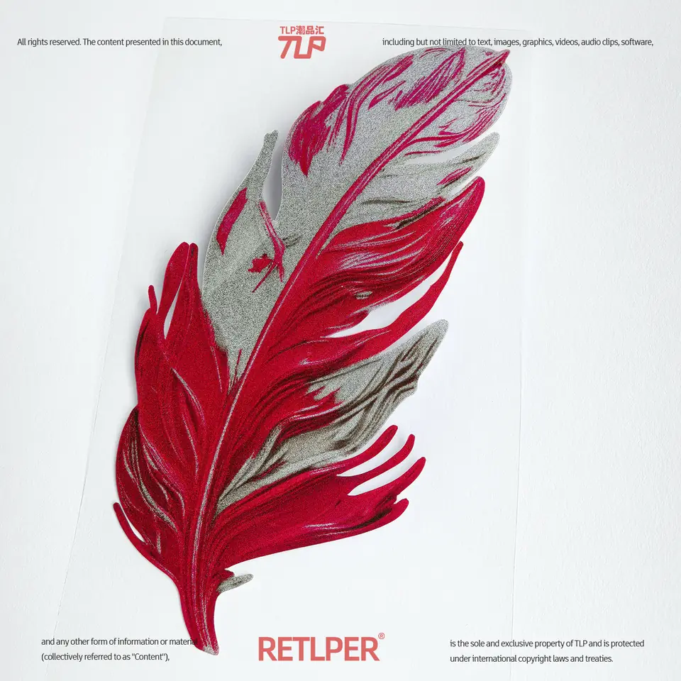 feather color flow design B