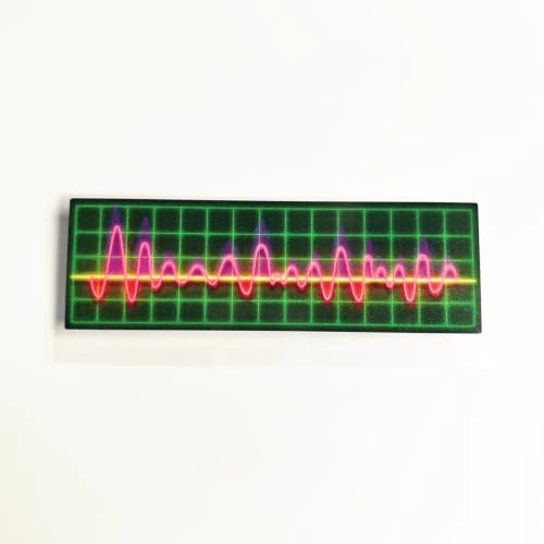 RETLPER AY251 Multicolor Heartbeat Waveform Car Sticker product photo