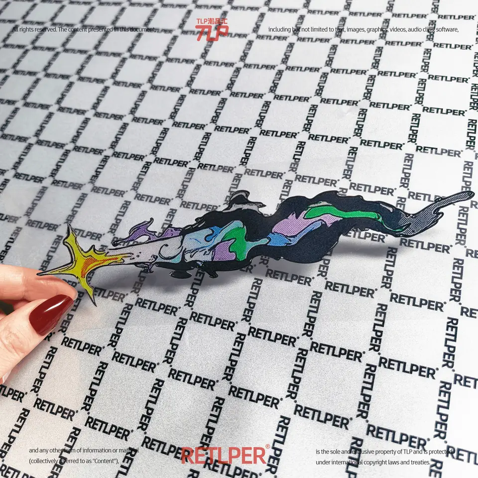 meteor space rift hollow-out sticker gallery view 2