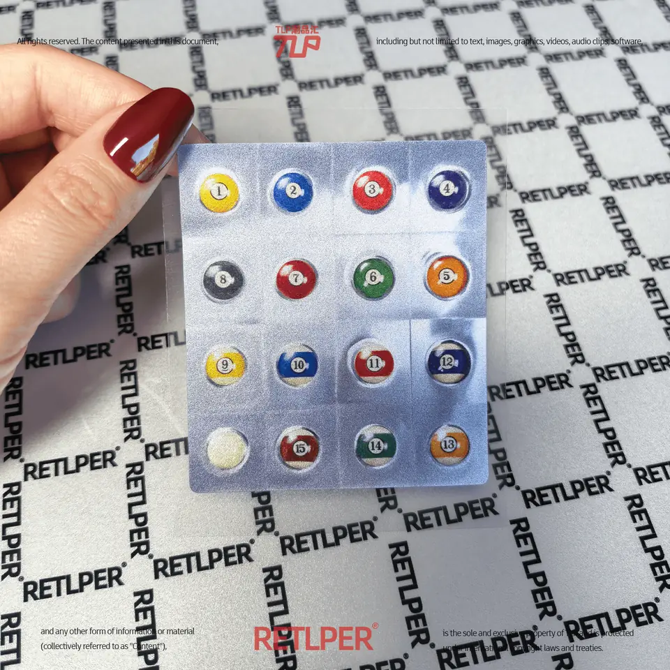 mini billiard ball reflective sticker gallery view 2