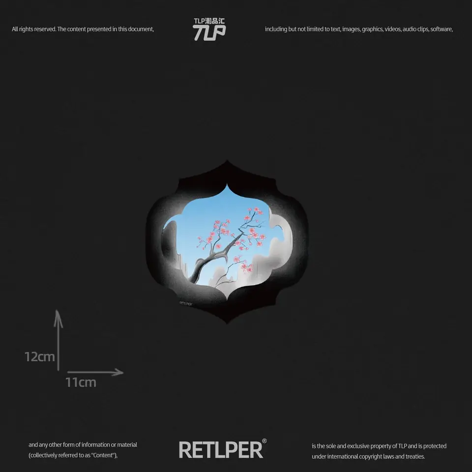 mountain scenery window reflective sticker gallery view 4