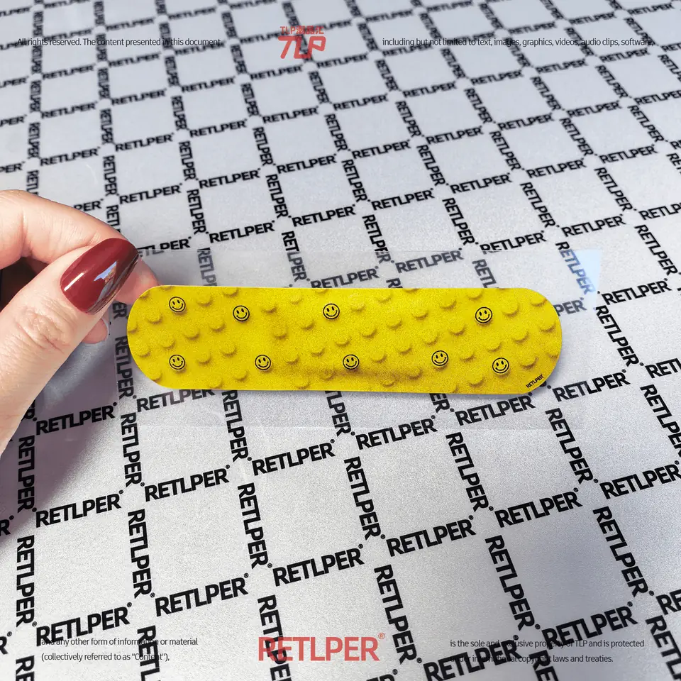 yellow bandage reflective sticker gallery view 2