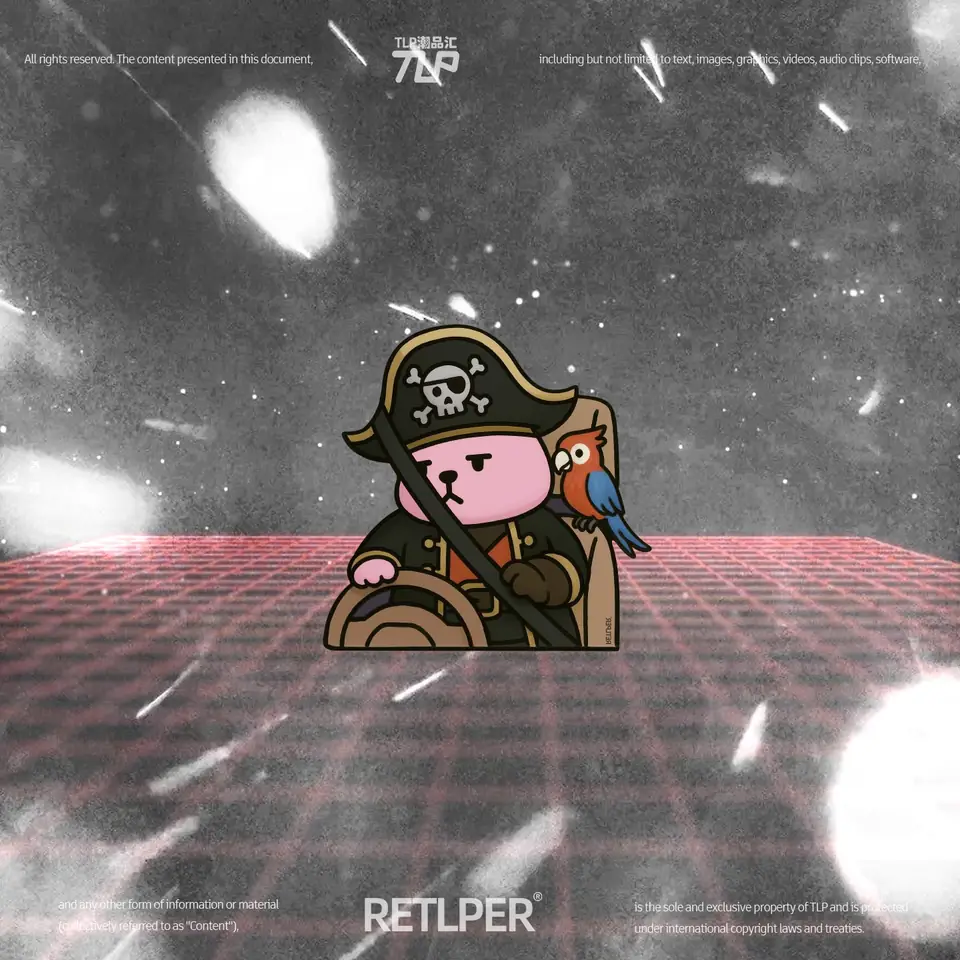 pirate rabbit B parrot right