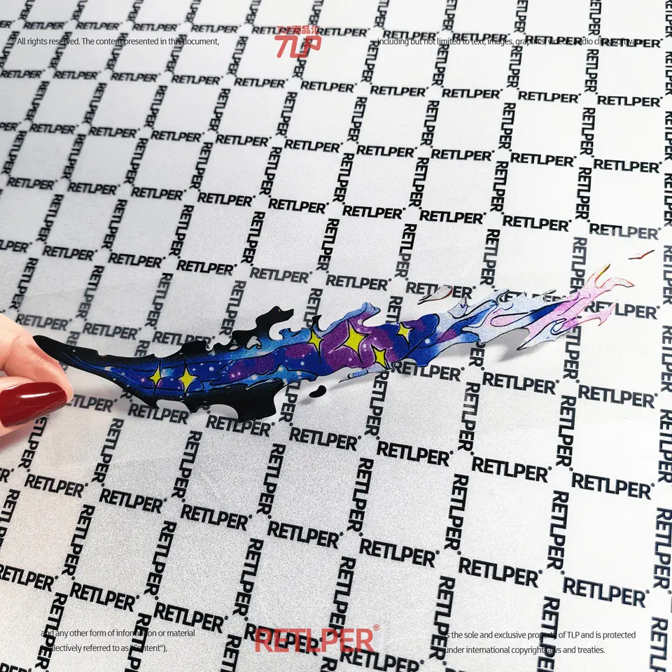 space rift tear hollow-out sticker gallery view 2