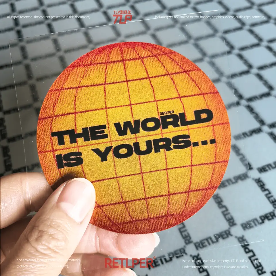 the world is yours reflective sticker gallery view 2