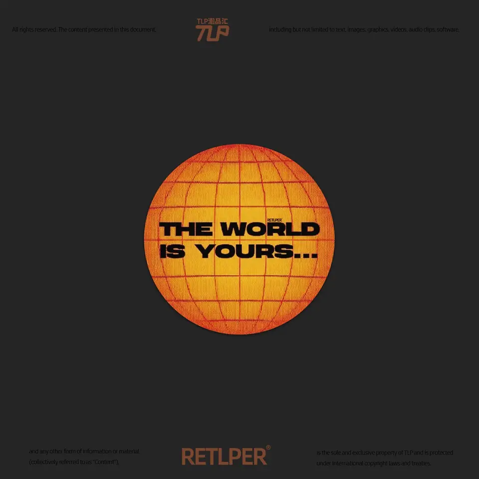 the world is yours reflective sticker gallery view 3