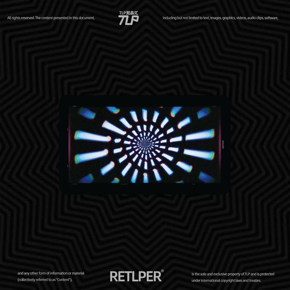 time travel depth reflective sticker gallery view 1