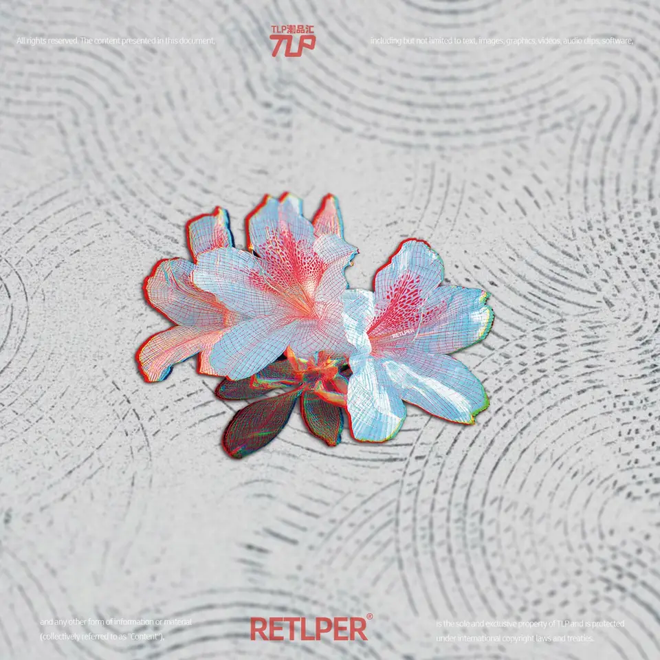 virtual cyber flowers sticker gallery 3