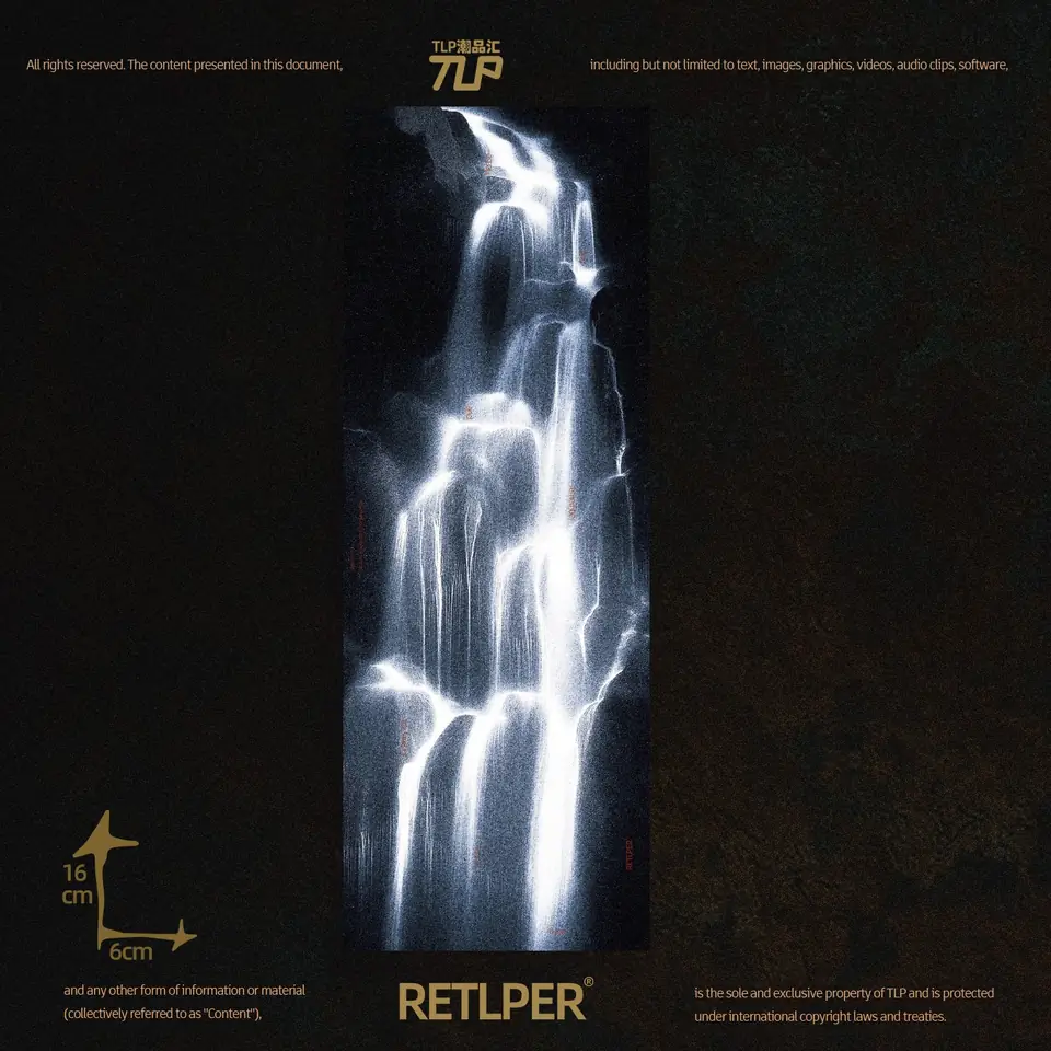 waterfall mist reflective sticker gallery view 4