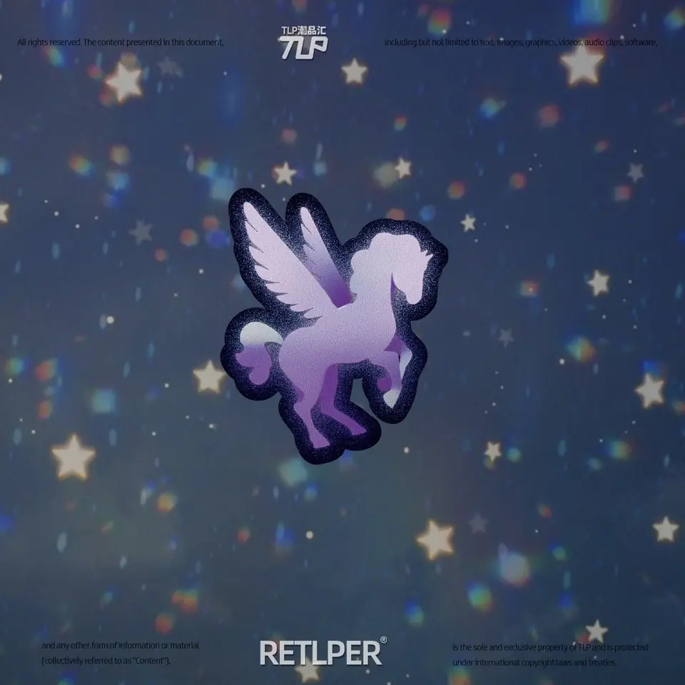 winged flying horse sticker gallery 3